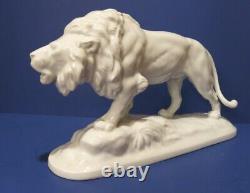 Vintage Antique Lichte VEB Lion Figurine M Hermann Fritz