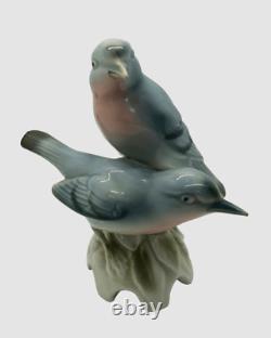 Vintage Bavarian Double Bird Collectible Figurine, Numbered