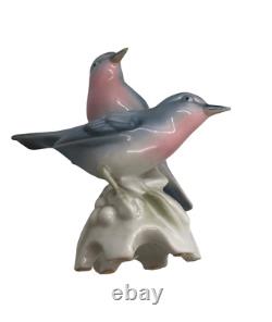 Vintage Bavarian Double Bird Collectible Figurine, Numbered