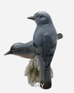 Vintage Bavarian Double Bird Collectible Figurine, Numbered