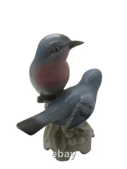 Vintage Bavarian Double Bird Collectible Figurine, Numbered