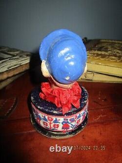 Vintage Candy Container/Figurine old woman made in Germany