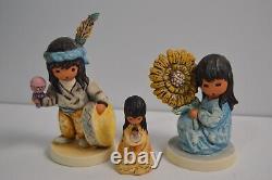Vintage DeGrazia Figurines Summer Harvest Goebel Germany Numbered Southwest