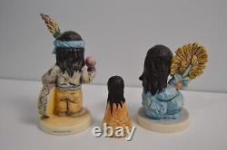 Vintage DeGrazia Figurines Summer Harvest Goebel Germany Numbered Southwest
