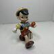 Vintage Disney 1950s Goebel Pinocchio Walking With Apple Figurine Germany Rare