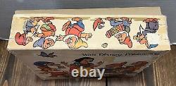 Vintage Disney Snow White Seven Dwarfs Christmas Candy Container Germany with Box