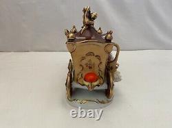 Vintage Dresden Figurine Cinderella Horse-Drawn Carriage Driver, Passenger, 6065