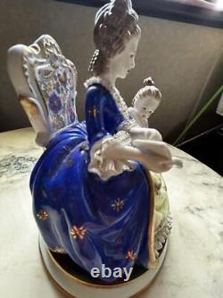 Vintage Dresden Figurine Mother and daughter Family made Germany