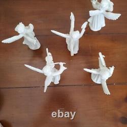 Vintage Dresden Germany Heavenly Angelic Choir, Porcelain Figurines, Set of 5