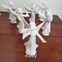 Vintage Dresden Germany Heavenly Angelic Choir, Porcelain Figurines, Set of 5