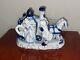 Vintage Estate Porcelain Horse Carriage Fine China Made In Germany