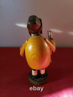 Vintage Erzgebirge Toy Wood Vendor Incense Burner Original Tags GDR Germany