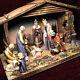 Vintage European Nativity Scene Beautifully Hand-painted