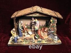 Vintage European Nativity Scene Beautifully hand-painted