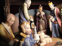 Vintage European Nativity Scene Beautifully hand-painted