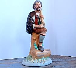 Vintage Fasold Stauch Lumberjack Porcelain Figurine Rare-Excellent Condition