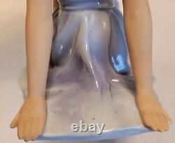 Vintage Fasold & Stauch Porcelain Sitting Dancer Figurine Figure Girl Germany