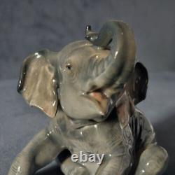 Vintage Figurine Baby Elefant Rosenthal Porcelain Statue German Rare Old 20th