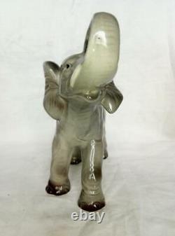 Vintage Figurines Elephant Animals Statues Beautiful Porcelain Figure Germany