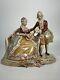 Vintage Gdr Porcelain Couple Cording Figurine Made In Germany 9 X 8 Musictions