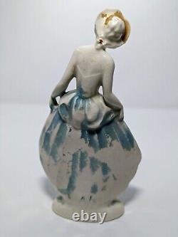 Vintage German Dancer Porcelain Figurine Markered A/34 On The Base, Germany