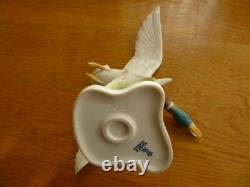 Vintage German Kaiser Pottery Porcelain Figurine Duck Bird Ceramic Artist Signed