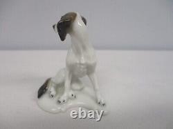 Vintage German Rosenthal Porcelain 185 Sitting Setter Hunting Dog Figurine