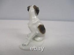 Vintage German Rosenthal Porcelain 185 Sitting Setter Hunting Dog Figurine