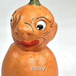 Vintage German Veggie Man Halloween Figure Container