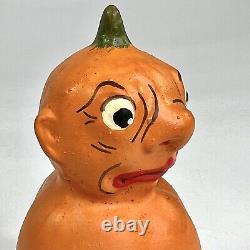 Vintage German Veggie Man Halloween Figure Container