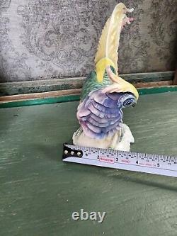 Vintage Germany Bird Porcelain Pheasant Figurine Karl ENS Hand Painted