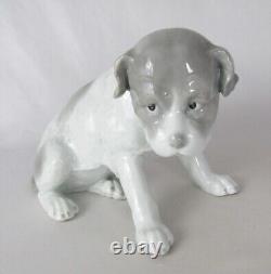 Vintage Germany Heubach Porcelain Pensive St. Bernard Puppy Dog 8 Figurine
