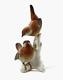 Vintage Germany Porcelain A Pair Of Wrens On A Branch Hand Painted Karl Ens
