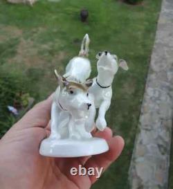 Vintage Gerold Porcelain Bavaria Dog Figurine