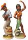 Vintage Goebel (2) Island Dancers 9 Porcelain Figurines W Germany 1968