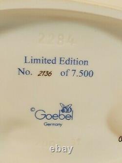 Vintage Goebel Hummel #2284 Butterfly Wishes TMK8 Mint, orig box, Swarovski