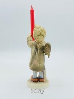 Vintage Goebel Hummel CANDLELIGHT ANGEL With Red Candle Hum #192 TMK5 7 Tall