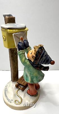 Vintage Goebel Hummel Letter To Santa Claus Figurine #340 Tmk 6 W Germany