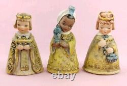 Vintage Goebel Janet Robson Nativity Three Kings Figurines 1959 West Germany HTF