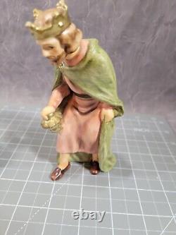 Vintage Goebel Nativity Figurine Set W Germany 10 Pieces with Rare Angel Figure