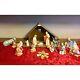 Vintage Goebel Nativity Set 11 Piece Porcelain Figurines Hand-painted Christmas