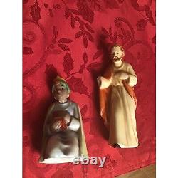 Vintage Goebel Nativity Set 11 Piece Porcelain Figurines Hand-Painted Christmas