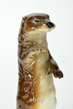 Vintage Goebel Standing Sea Otter W Germany 7 Figurine Nice