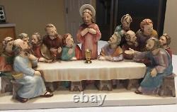Vintage Goebel The Last Supper Jesus Apostles W GERMANY HX286 Early 1960s