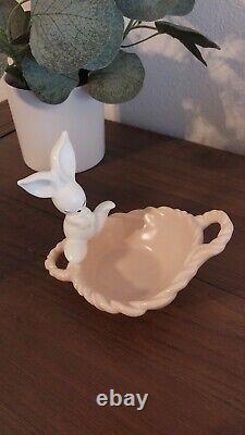 Vintage Goebel W Germany Bunny on Basket Figure