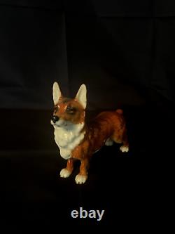 Vintage Goebel Welsh. Germany Corgi Porcelin Figurine- Rare