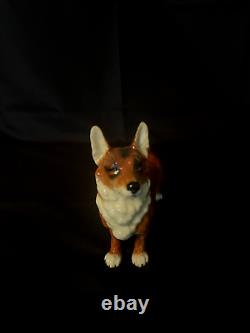 Vintage Goebel Welsh. Germany Corgi Porcelin Figurine- Rare