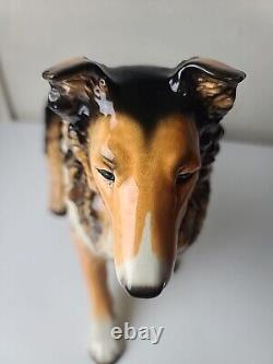 Vintage Goebel West Germany Very Large Collie Dog Figurine Statue 17 x 12 x 6