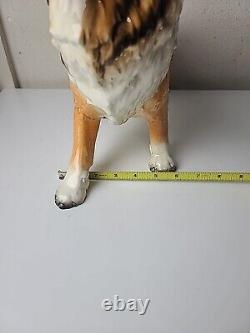 Vintage Goebel West Germany Very Large Collie Dog Figurine Statue 17 x 12 x 6