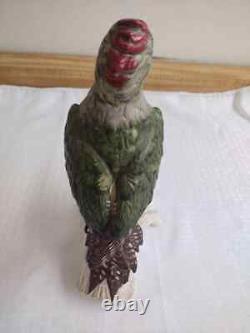 Vintage Goebel green woodpecker figurine 1975, West Germany